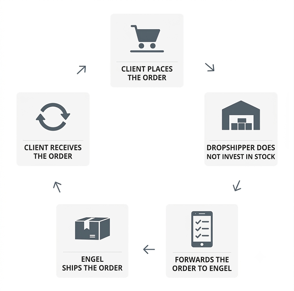 How dropshipping works — Nova Engel